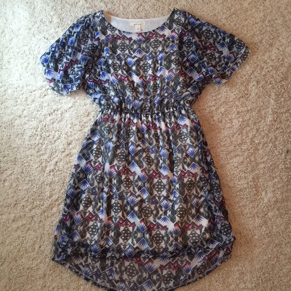 Miami Flowy Sinched Waist Dress